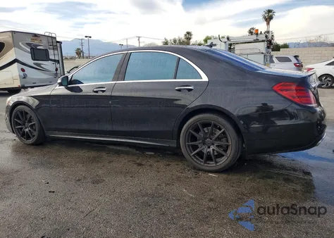 2018 Mercedes-Benz S 560 из США, поврежденный, VIN WDDUG8DB6JA416112